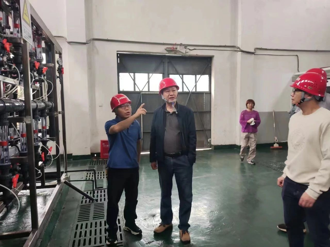 李祚文督导重点项目推进及安全生产等工作